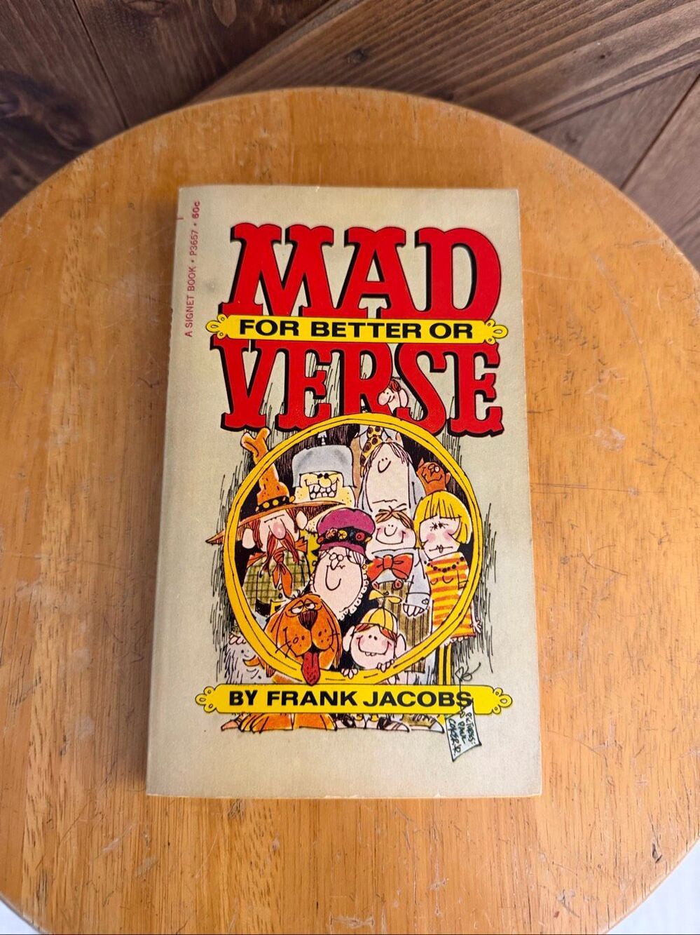 Vintage MAD For Better or Verse by Frank Jacobs Signet Book P3567 Paperback (919